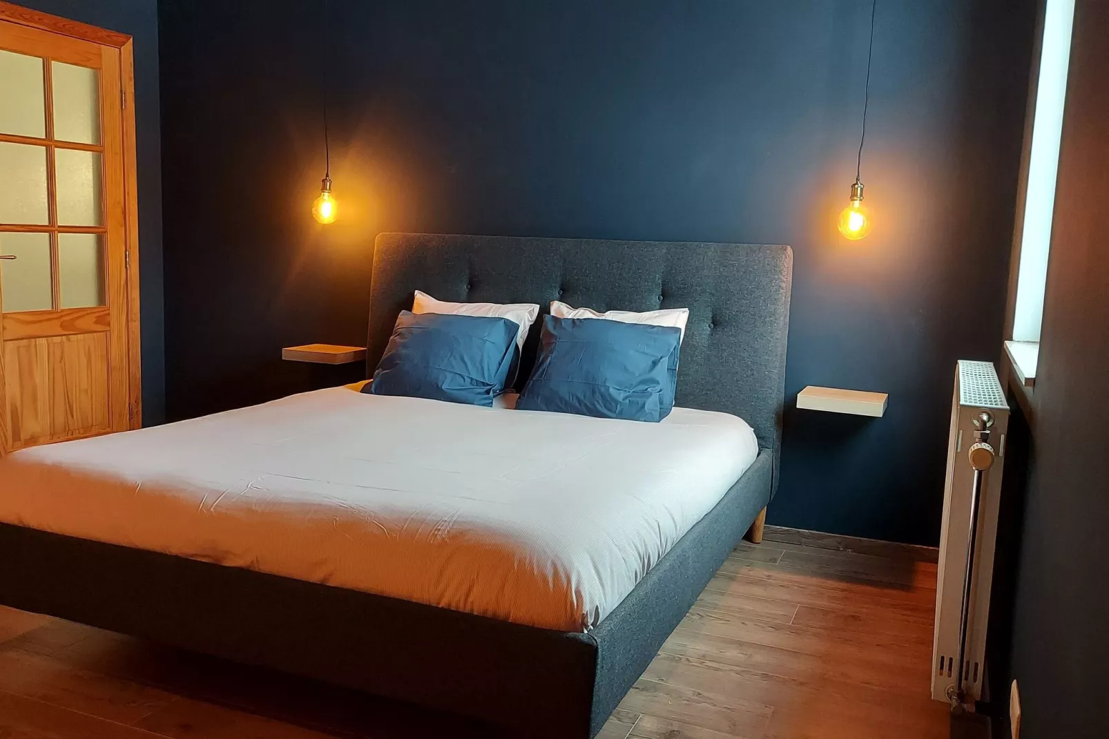 Charmante habitation à Lierneux pour 10 adultes avec Bains à remous-Bedroom