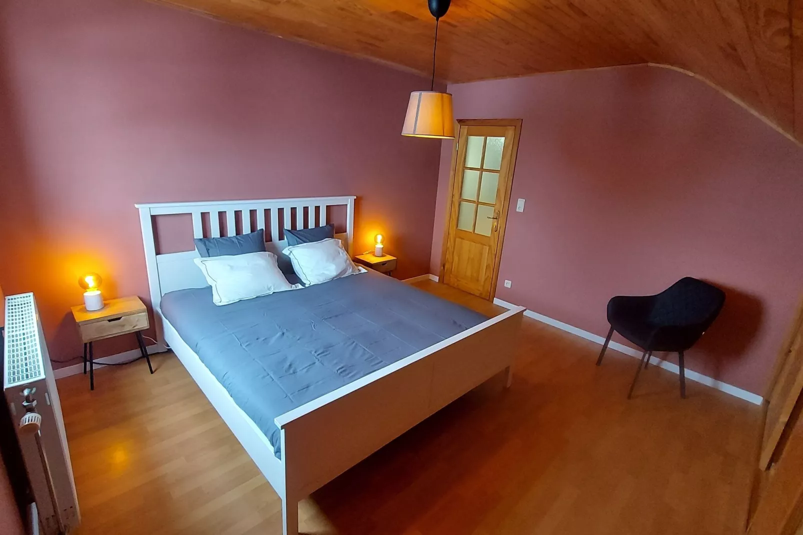 Charmante habitation à Lierneux pour 10 adultes avec Bains à remous-Bedroom
