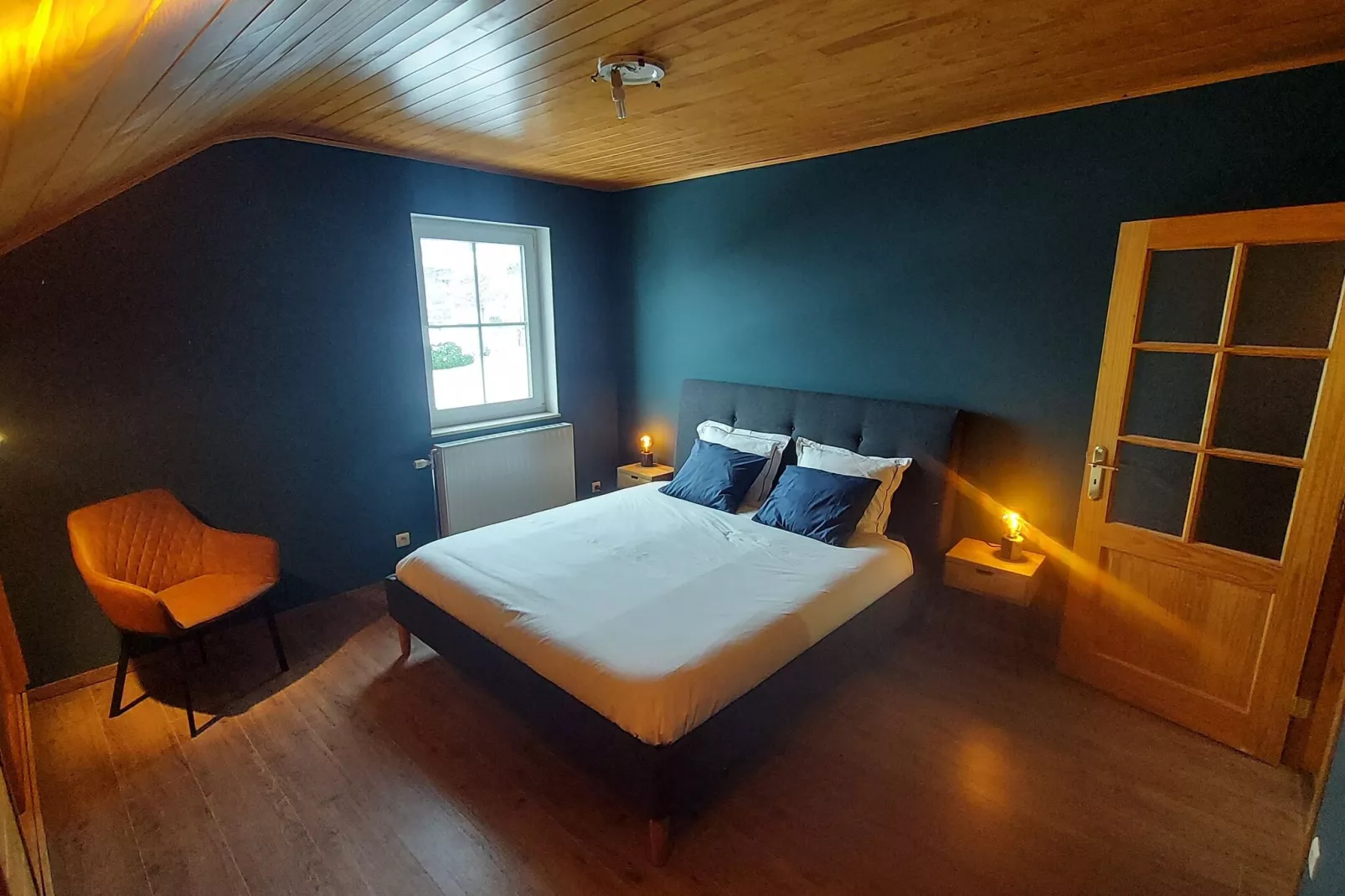 Charmante habitation à Lierneux pour 10 adultes avec Bains à remous-Bedroom