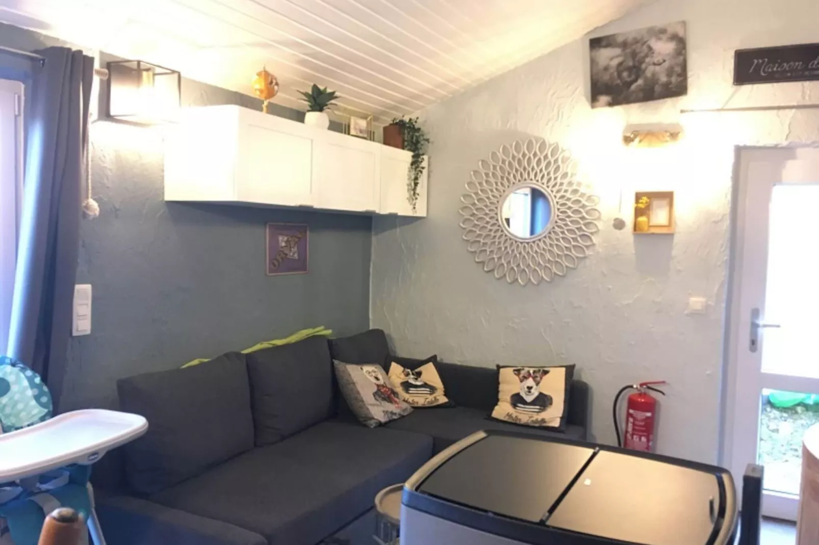Refuge du Loup-Wohnzimmer