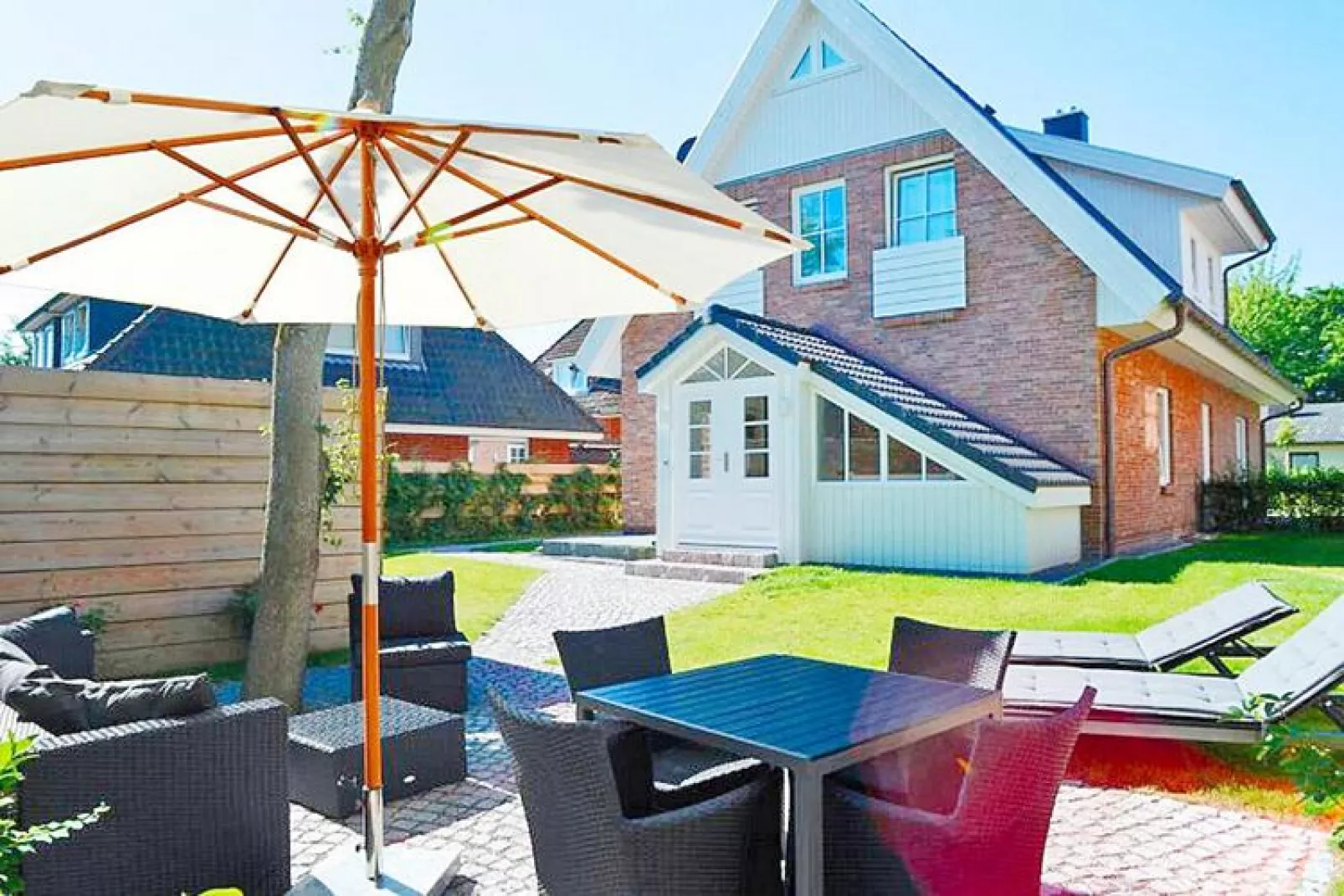 Ferienwohnung in Wyk auf Föhr - Sturmmöwe 2 Pers-Exterior summer