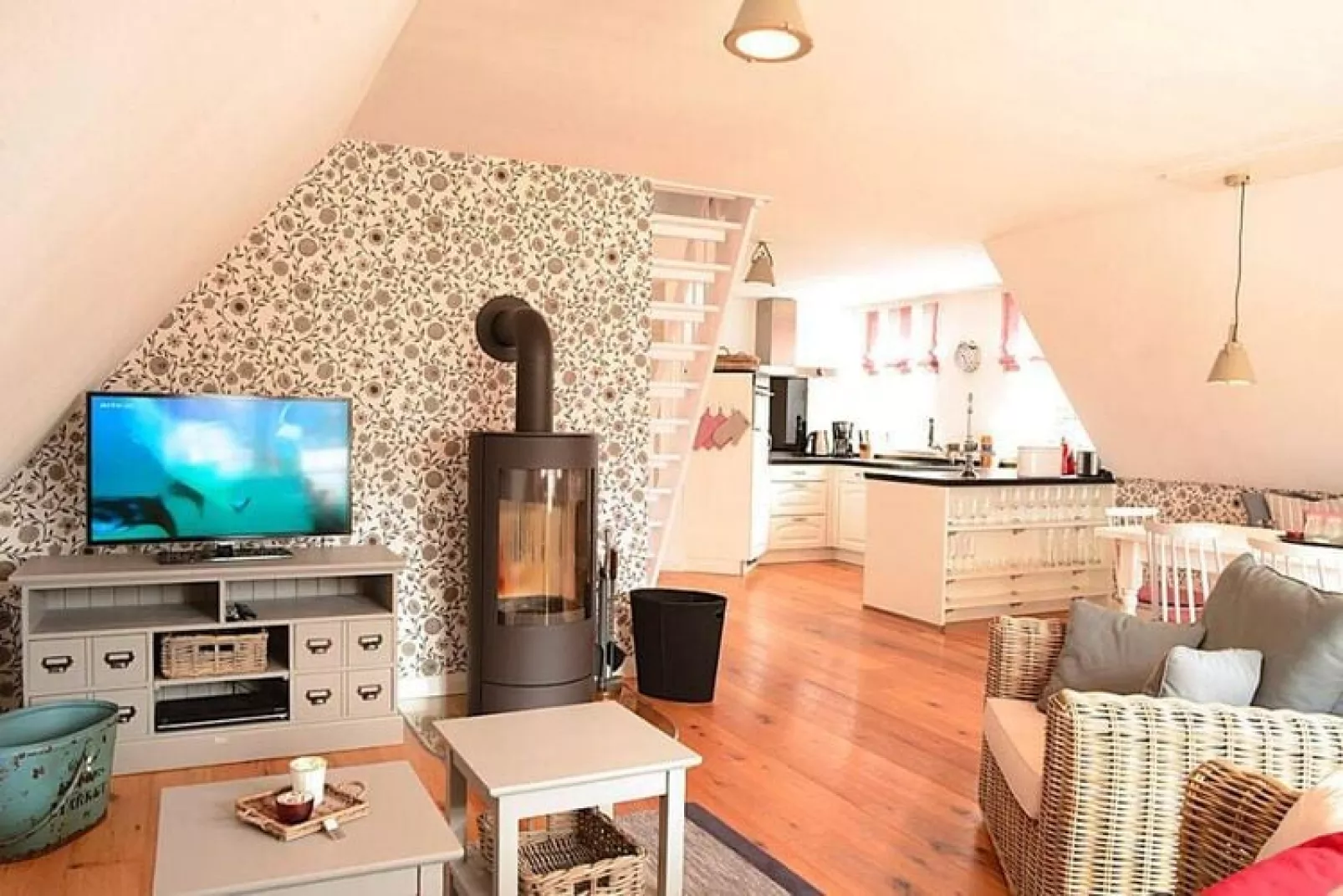 Ferienwohnung in Wyk auf Föhr - Sturmmöwe 2 Pers-Living room