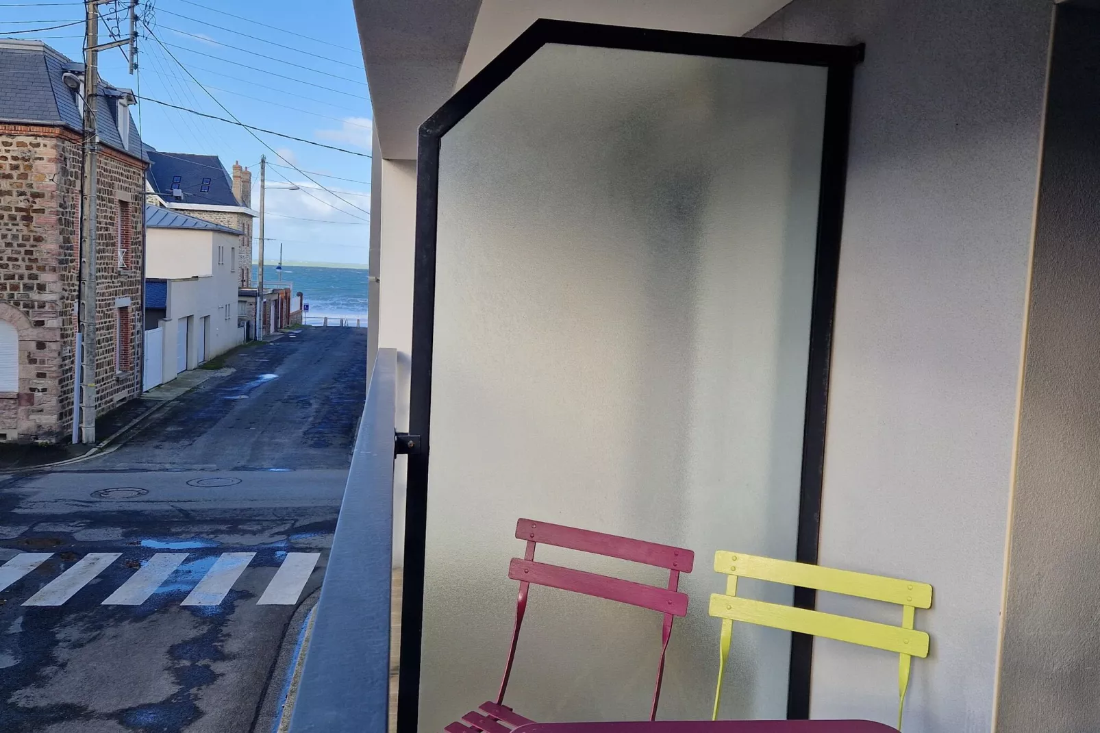 Appartement in Pléneuf-Val-André-Terrace balcony