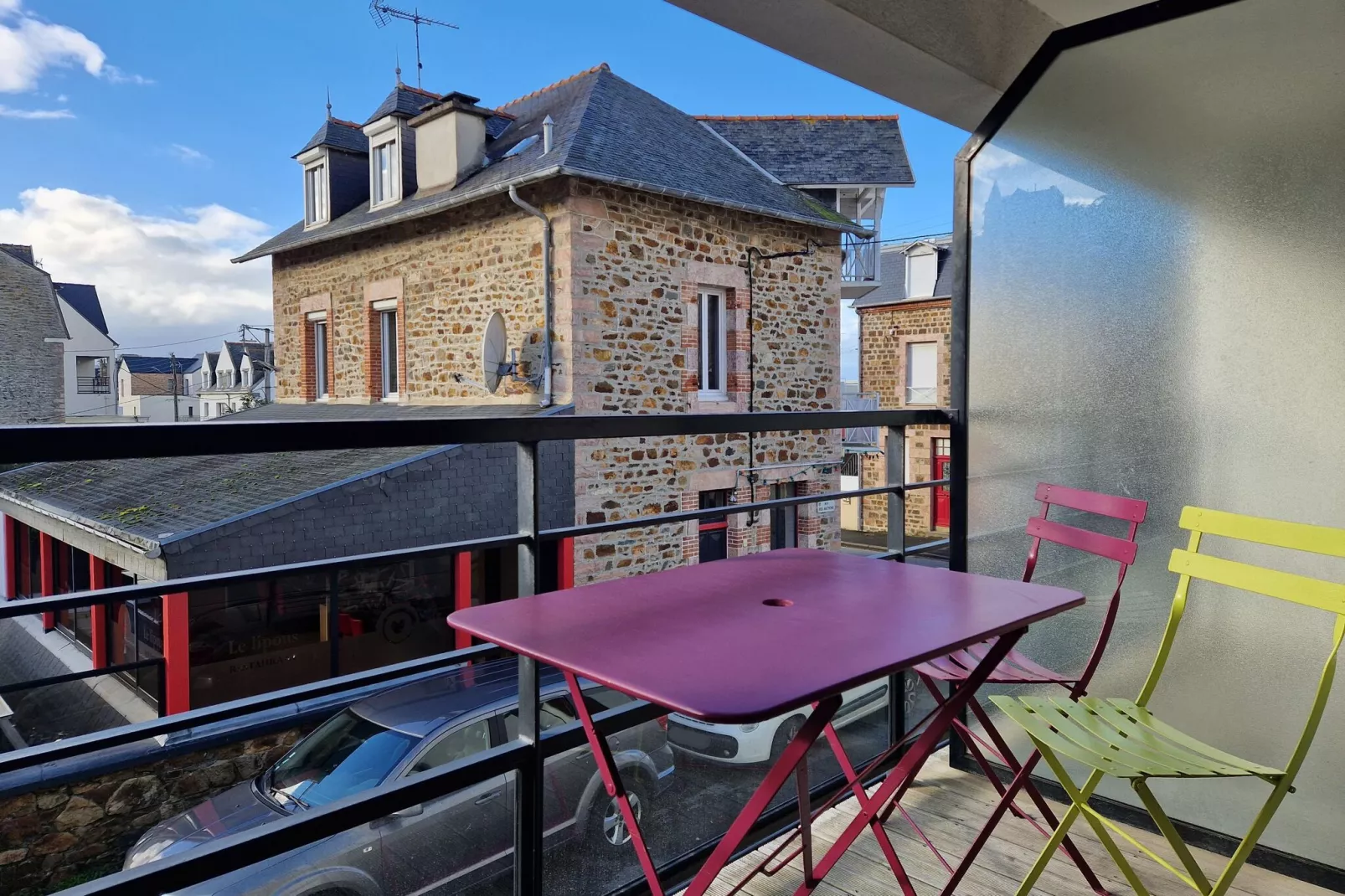 Appartement in Pléneuf-Val-André-Terrace balcony