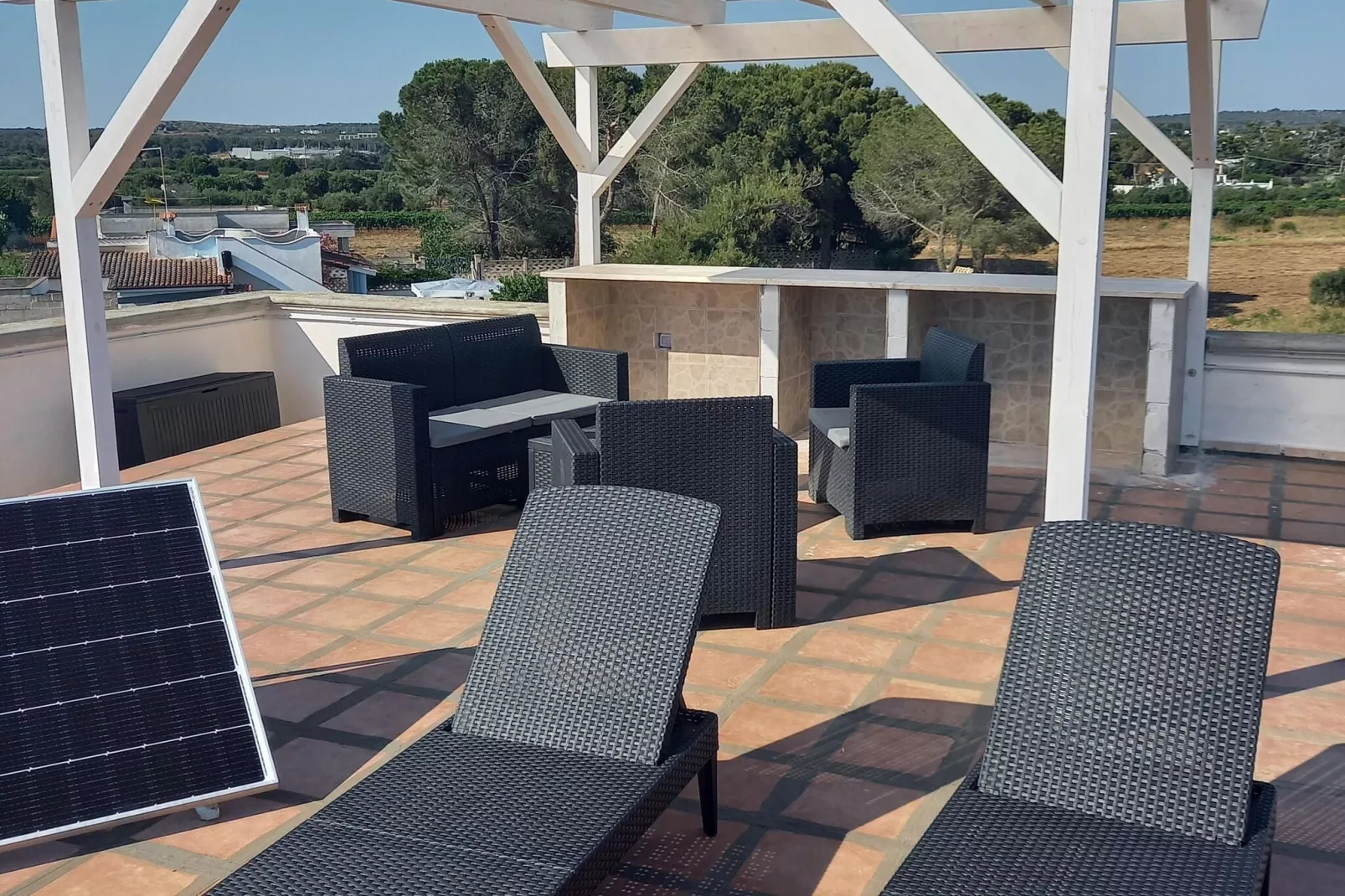 Ferienwohnung Casa Gino in San Pietro in Bavegna / Apulien-Terrace balcony