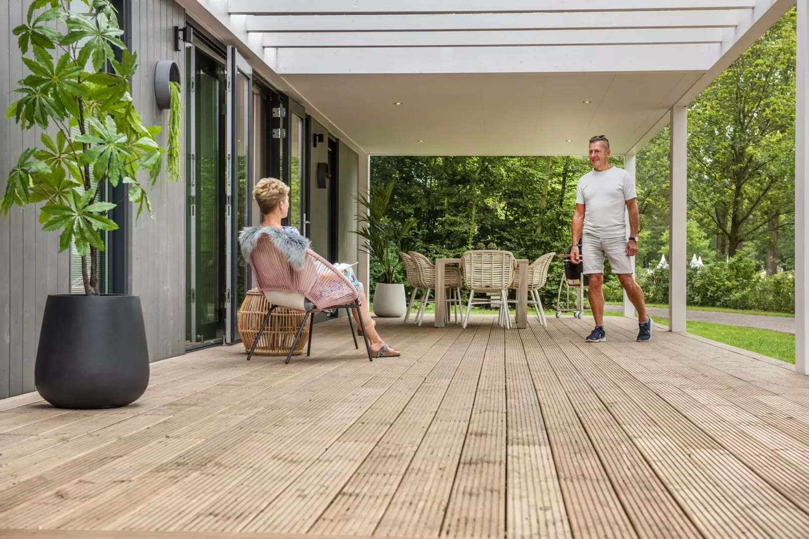 Vakantiepark BreeBronne 8-Balcon-terrasse