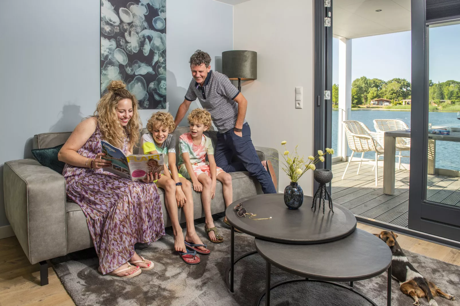 Vakantiepark BreeBronne 12-Living room