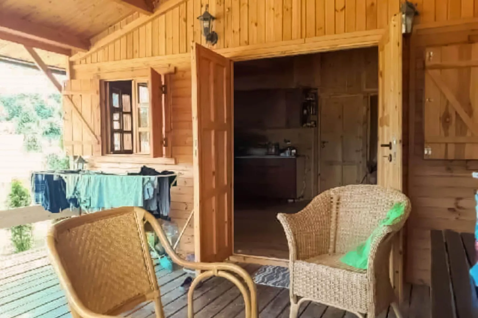 Dom nad Jeziorem Głuszyńskim-Terrassenbalkon
