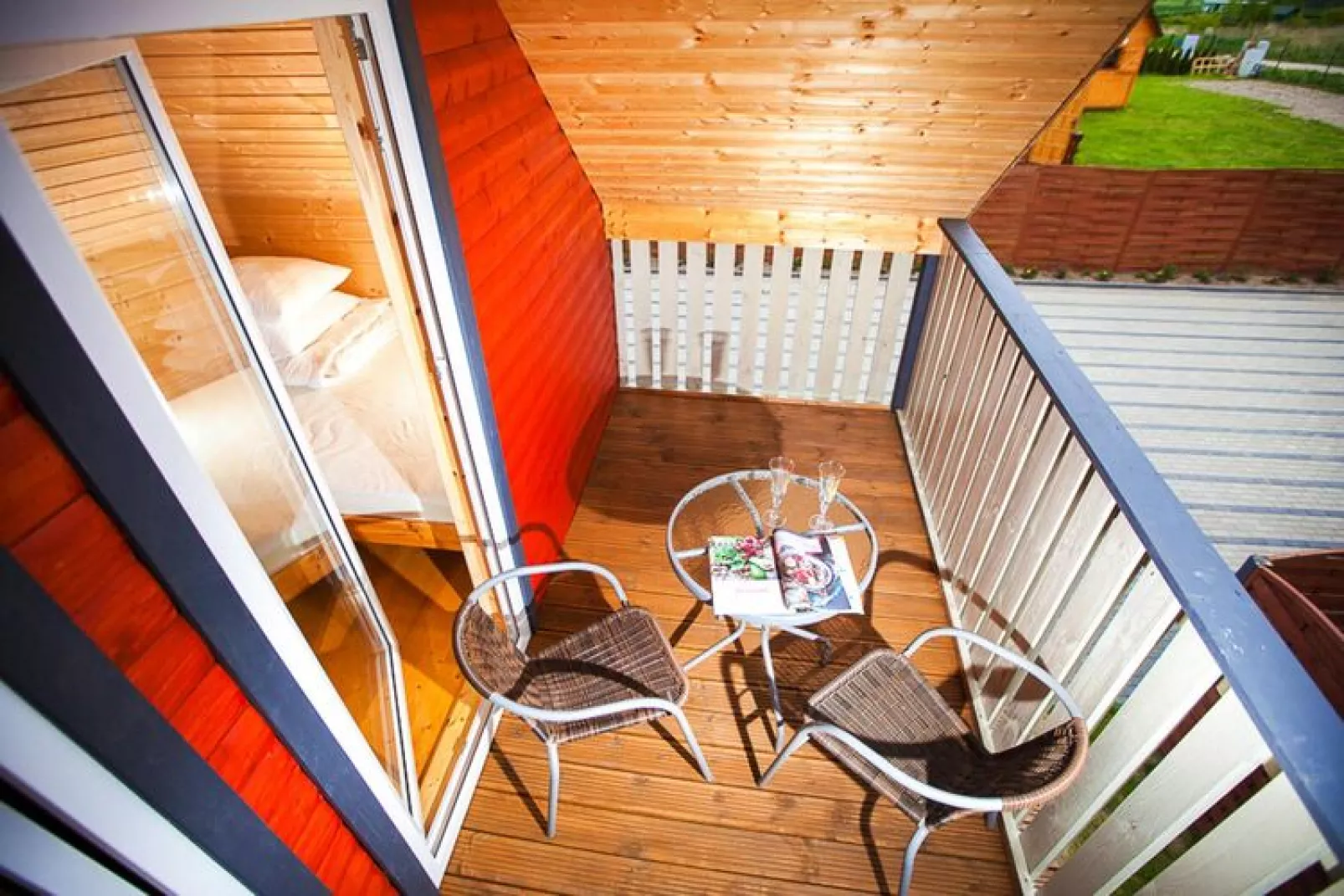 Domki wakacyjne 50 m2 dla 8 osób Rewal-Terrace balcony