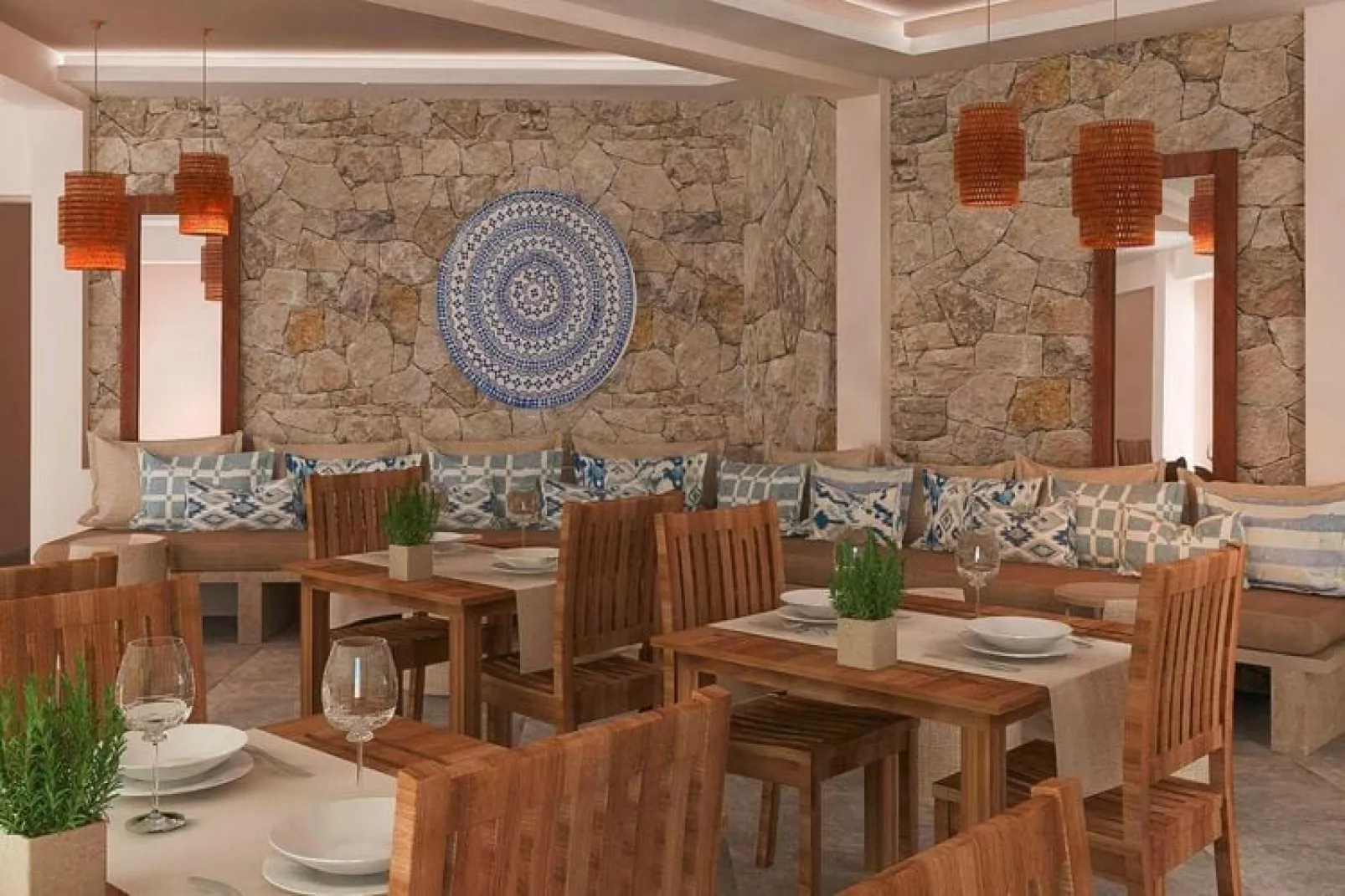Holiday resort Asteris Village Gerakini-Studio-Salon