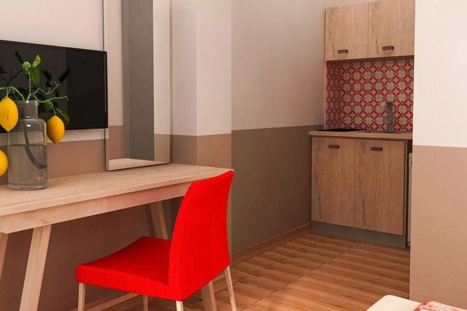Holiday resort Asteris Village Gerakini-Studio-Cuisine