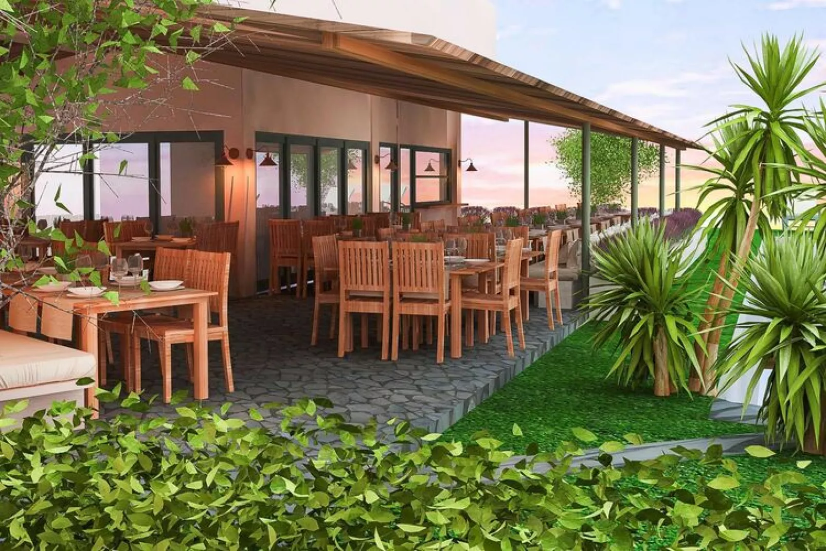 Holiday resort Asteris Village Gerakini-Studio-Salon