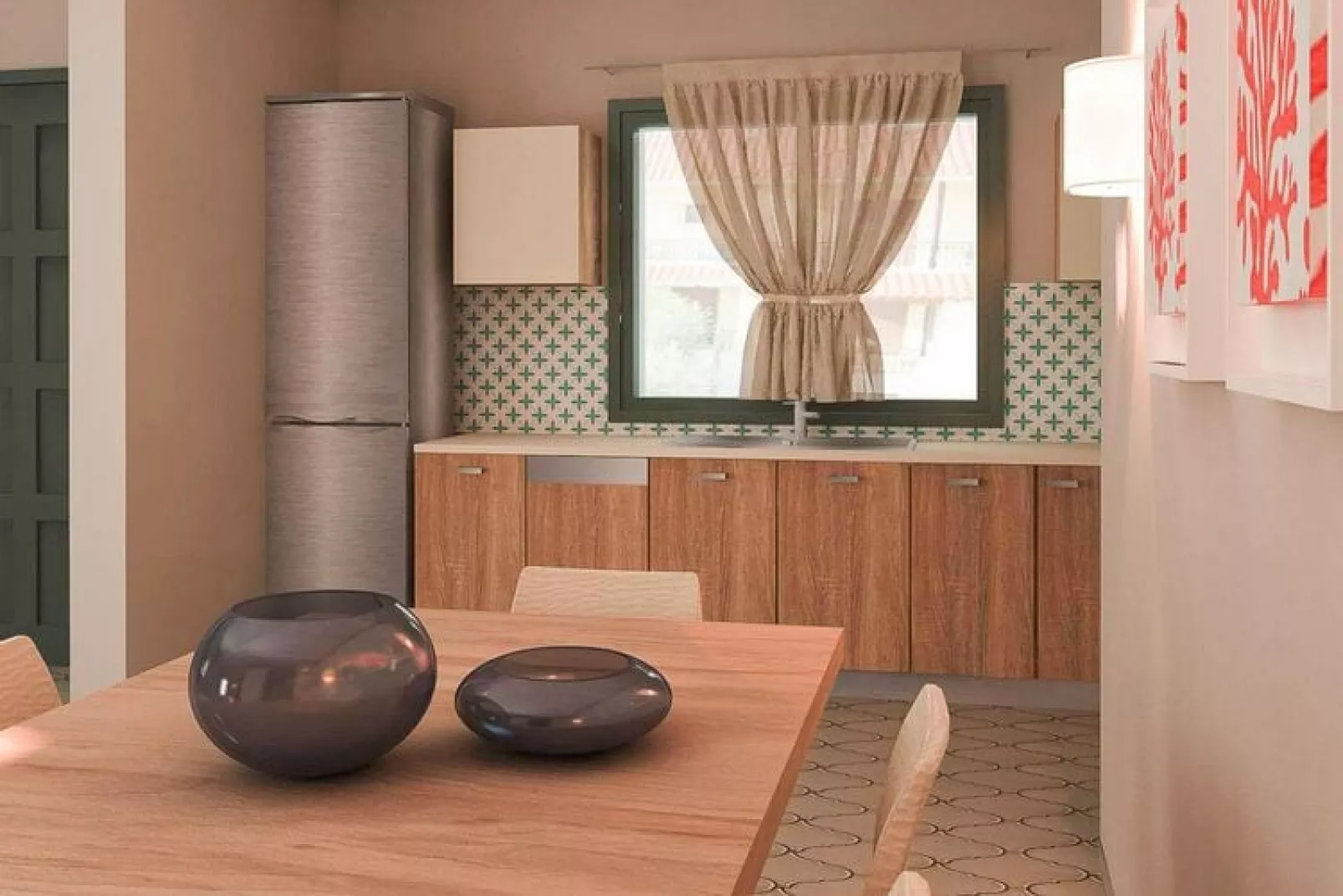 Holiday resort Asteris Village Gerakini-Studio-Cuisine