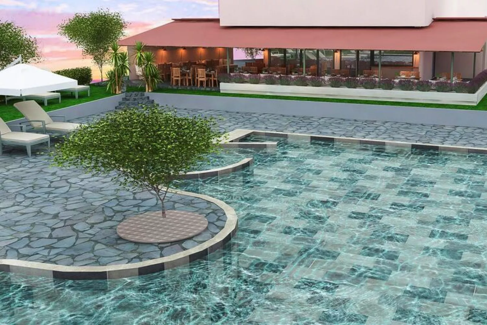 Holiday resort Asteris Village Gerakini-Studio-Piscine