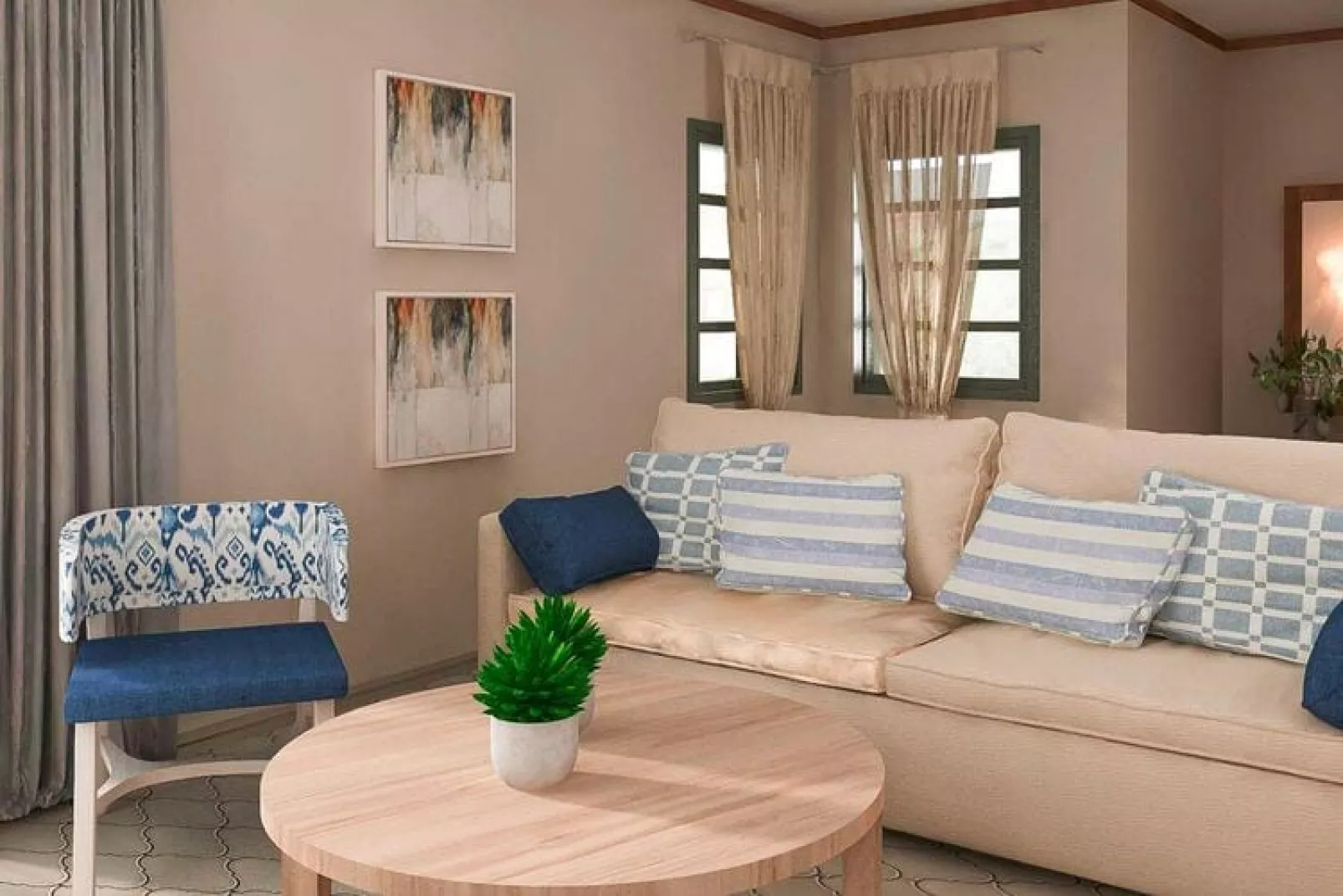 Holiday resort Asteris Village Gerakini-Studio-Salon