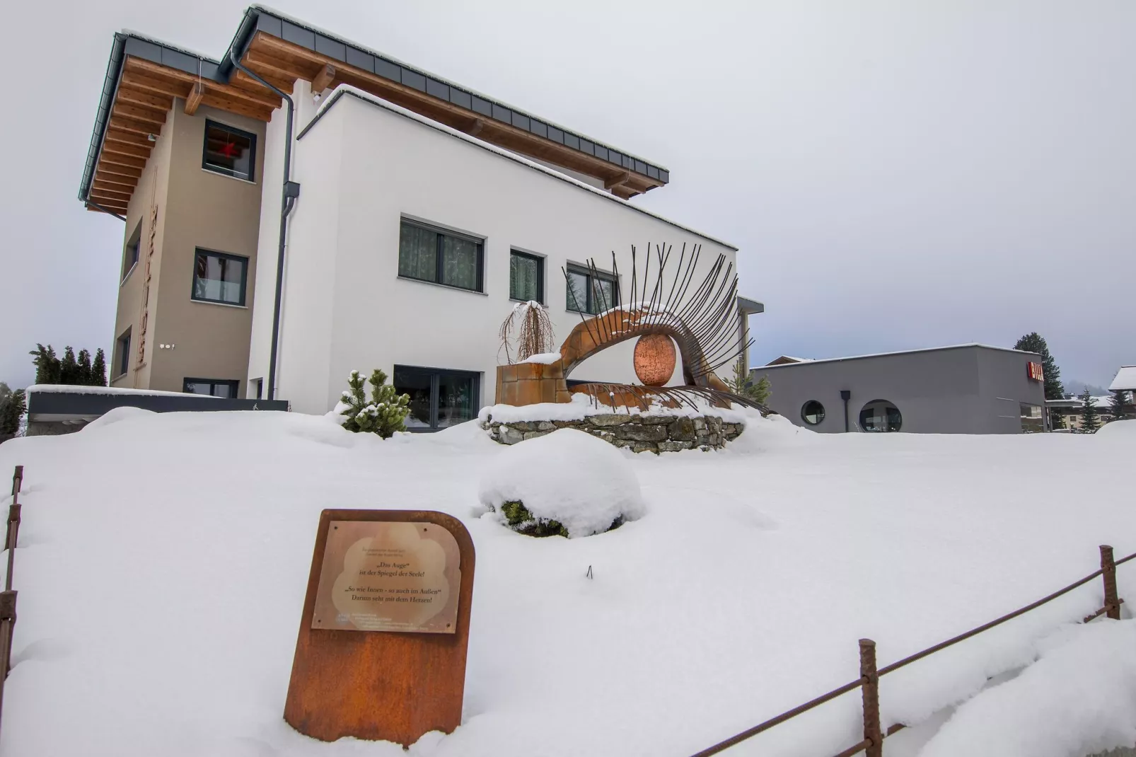 Helios Appartements-Außenbereich Winter