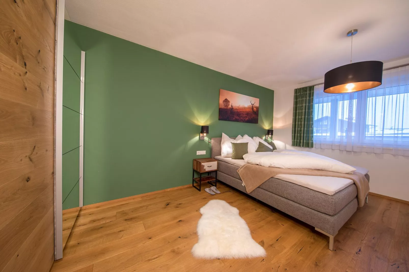 Helios Appartements-Schlafzimmer