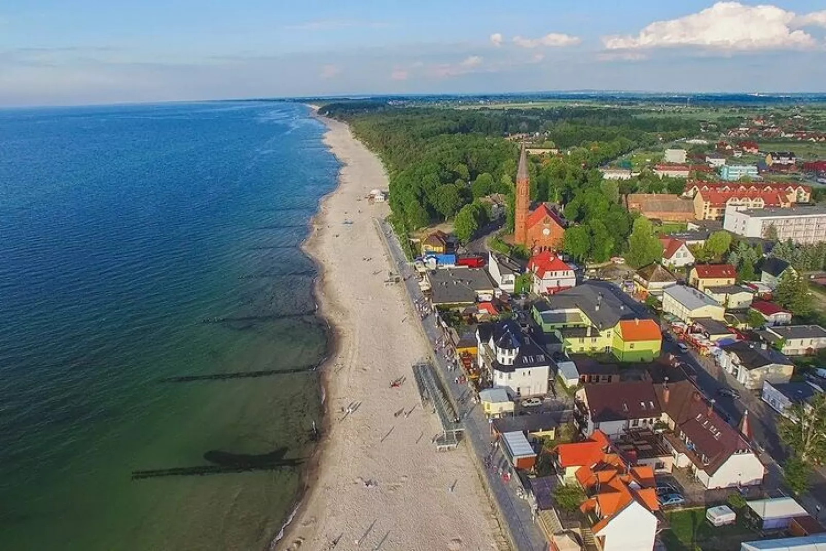 Domki wakacyjne Sarbinowo-Areas summer 1km