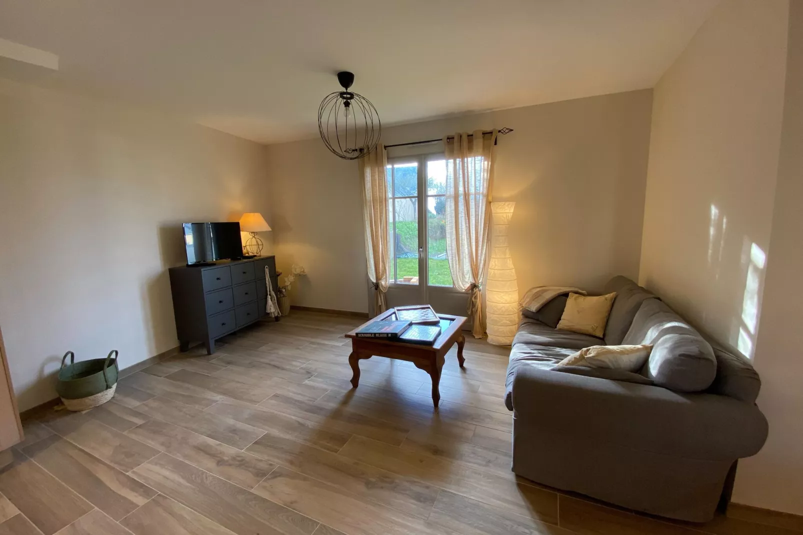 Doppelhaushälfte St Suliac-Living room