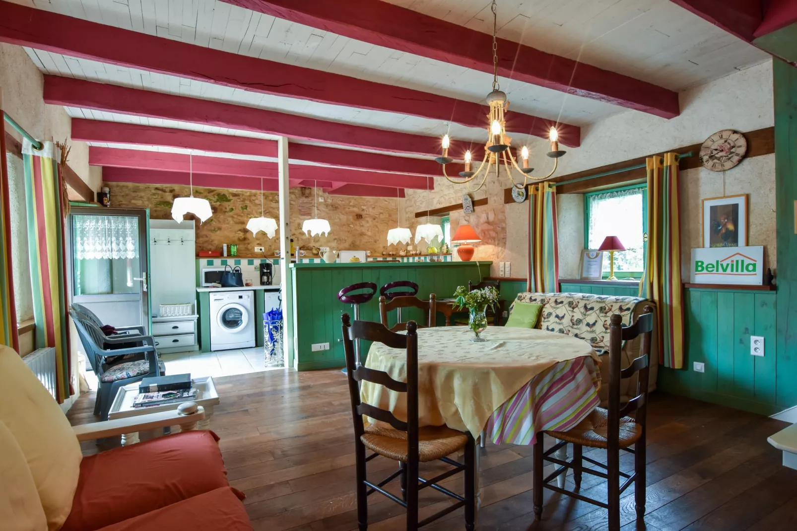 Maison de vacances - QUERRIEN-Living room
