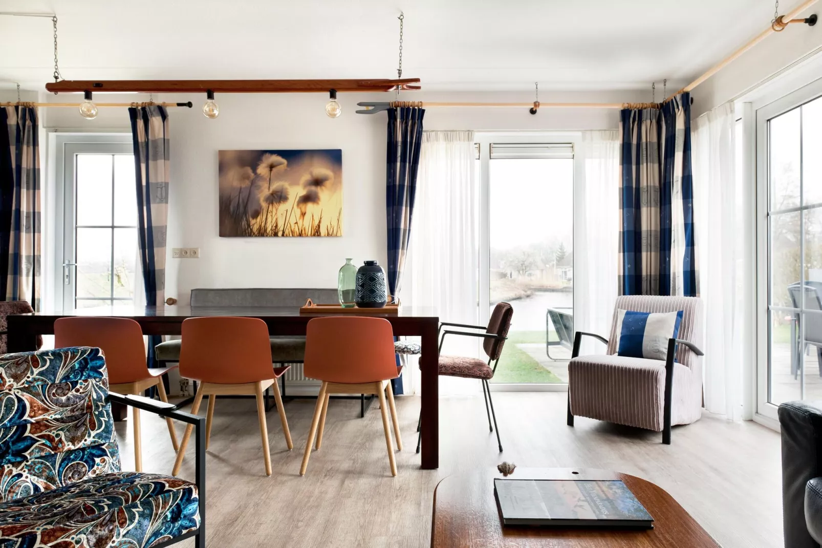 Grand Fisker Wellness de luxe met sauna buitenspa & sloep seizoensgebonden-Wohnzimmer