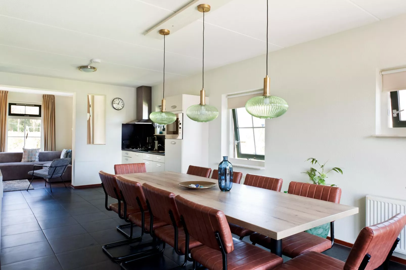 10 pers Lieskehuis Wellness de luxe met sauna buitenspa en toerboot-Dining room