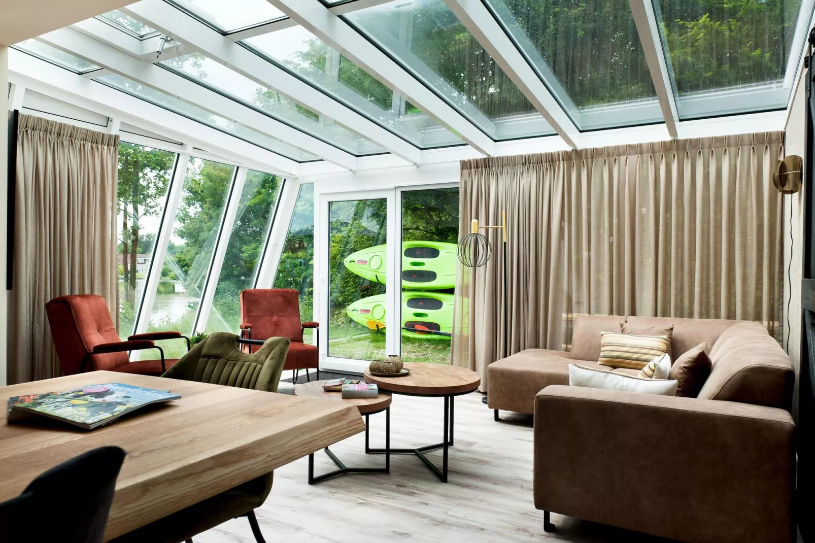 8 pers Metbroekhuis Wellness de luxe met sauna & buitenspa-Living room