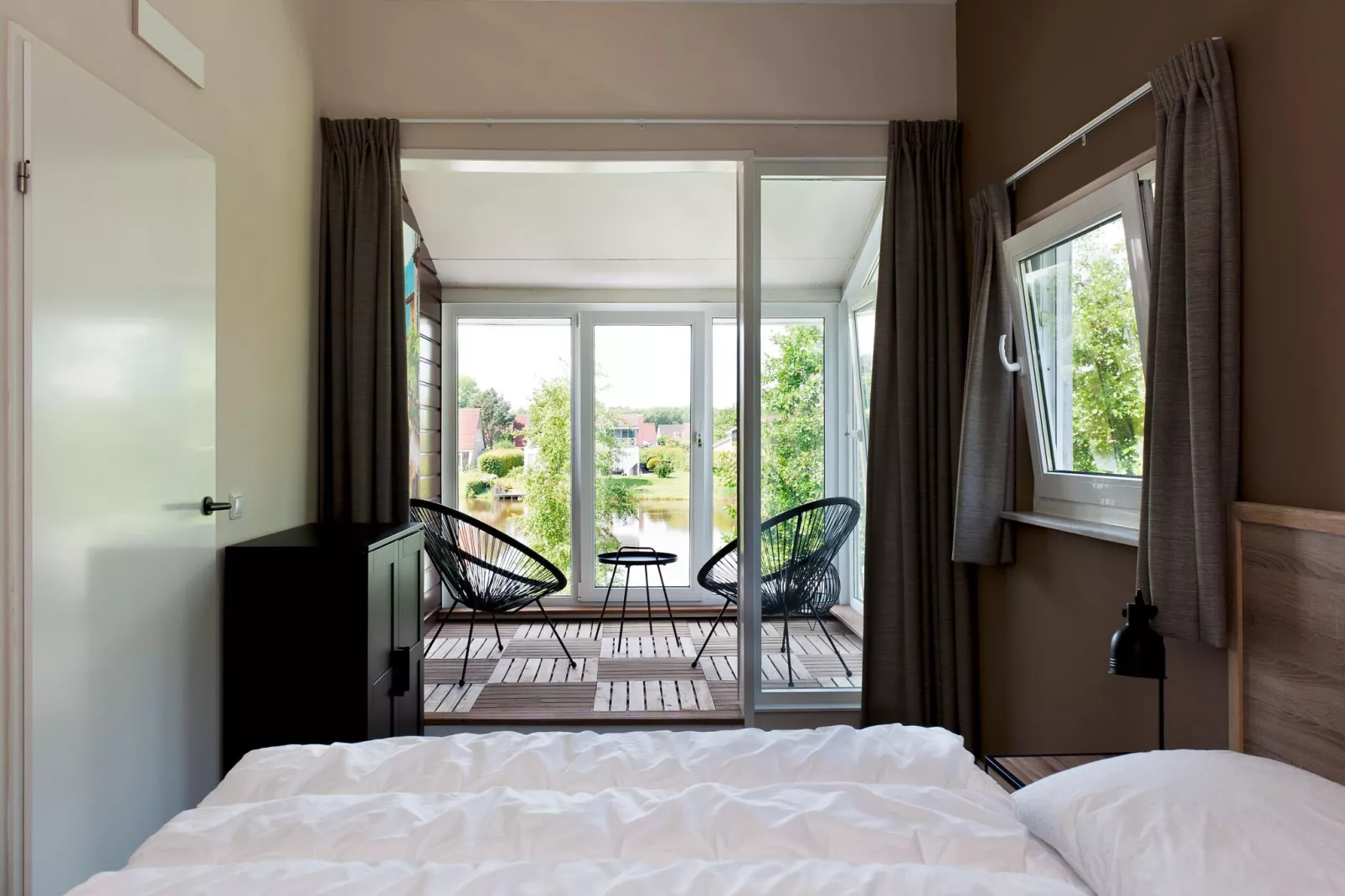 8 pers Metbroekhuis Wellness de luxe met sauna & buitenspa-Bedroom
