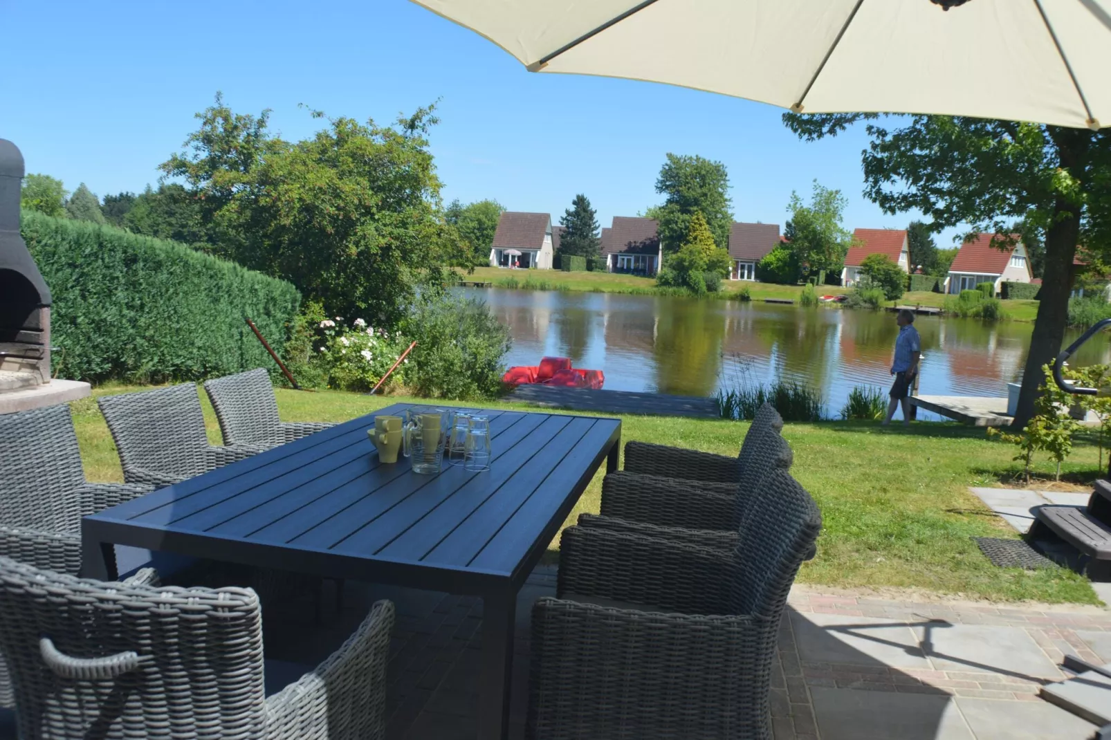 8 pers Westerwolde Prestige Welness met buitenspa-Gardens summer
