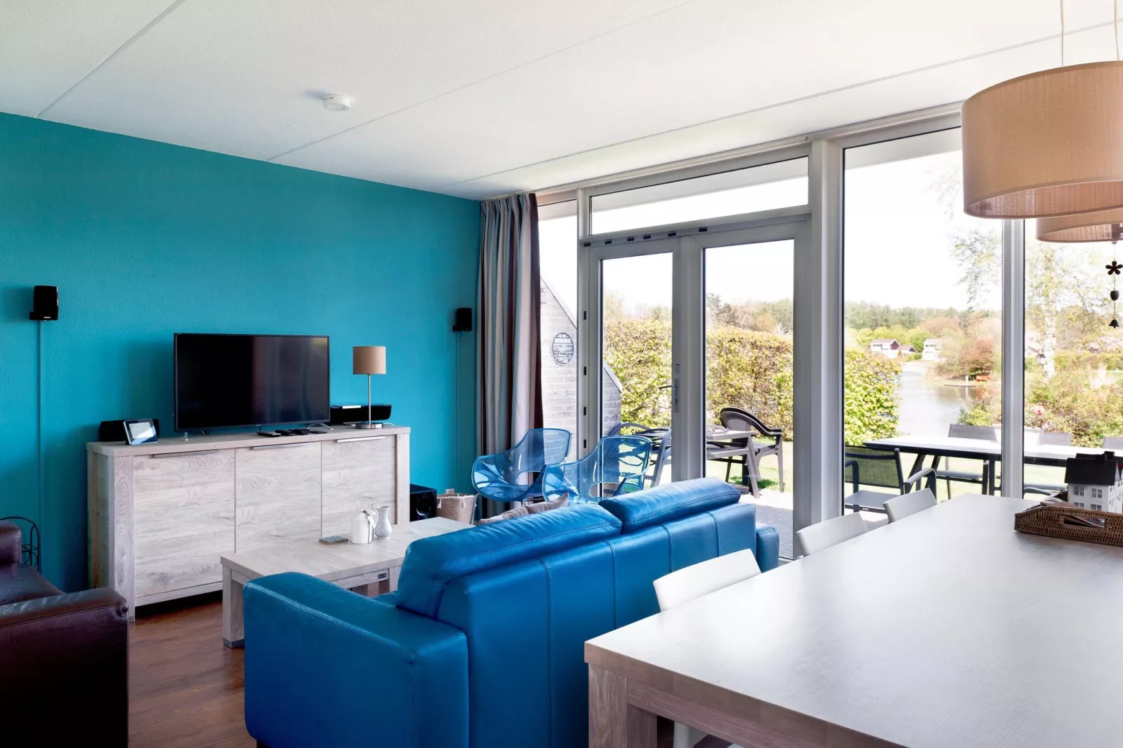 6 pers Renneborghuis Wellness Comfort met sauna-Living room