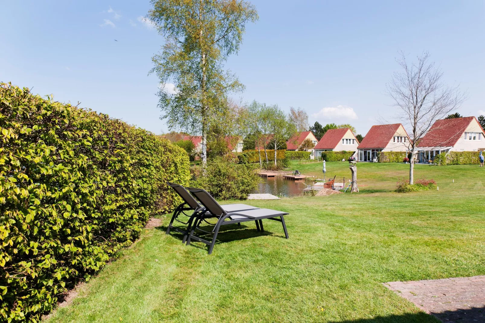 6 pers Renneborghuis Wellness Comfort met sauna-Gardens summer