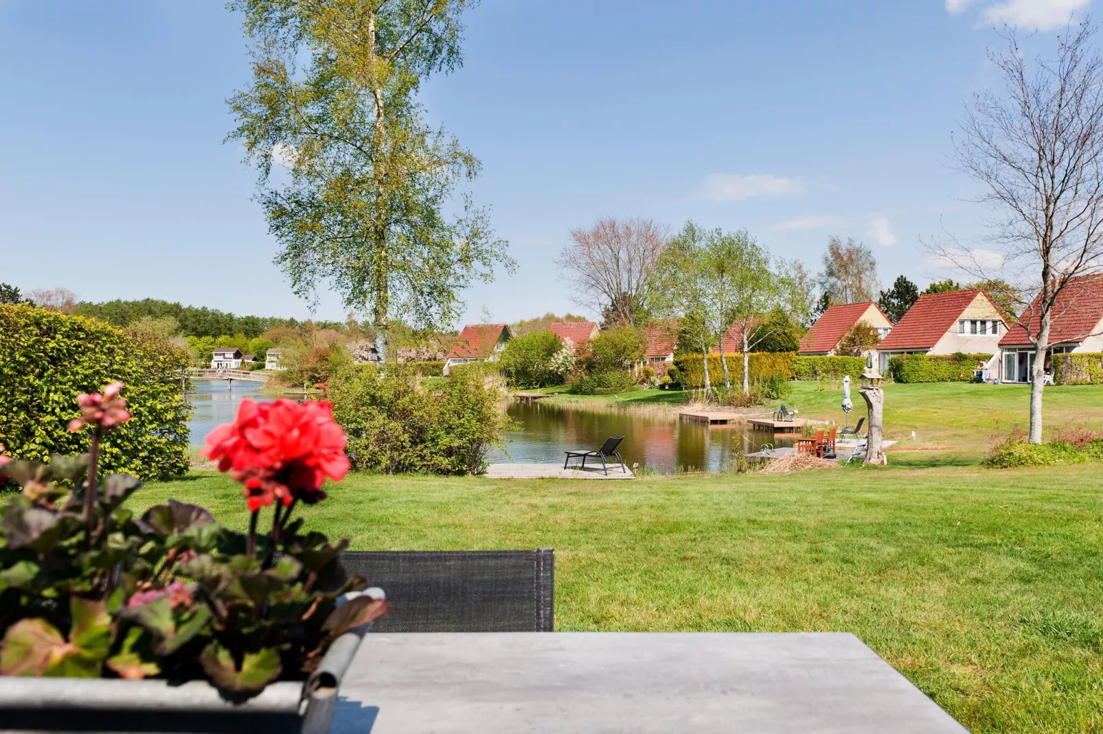 6 pers Renneborghuis Wellness Comfort met sauna-Gardens summer