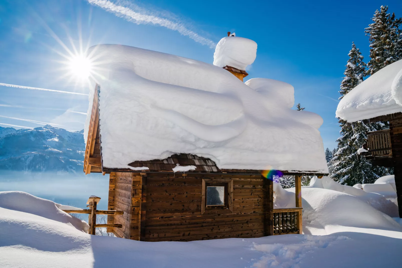 Oberholzlehen Hütte-Exterior winter