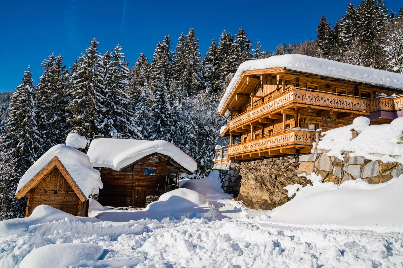 Oberholzlehen Hütte-Exterior winter