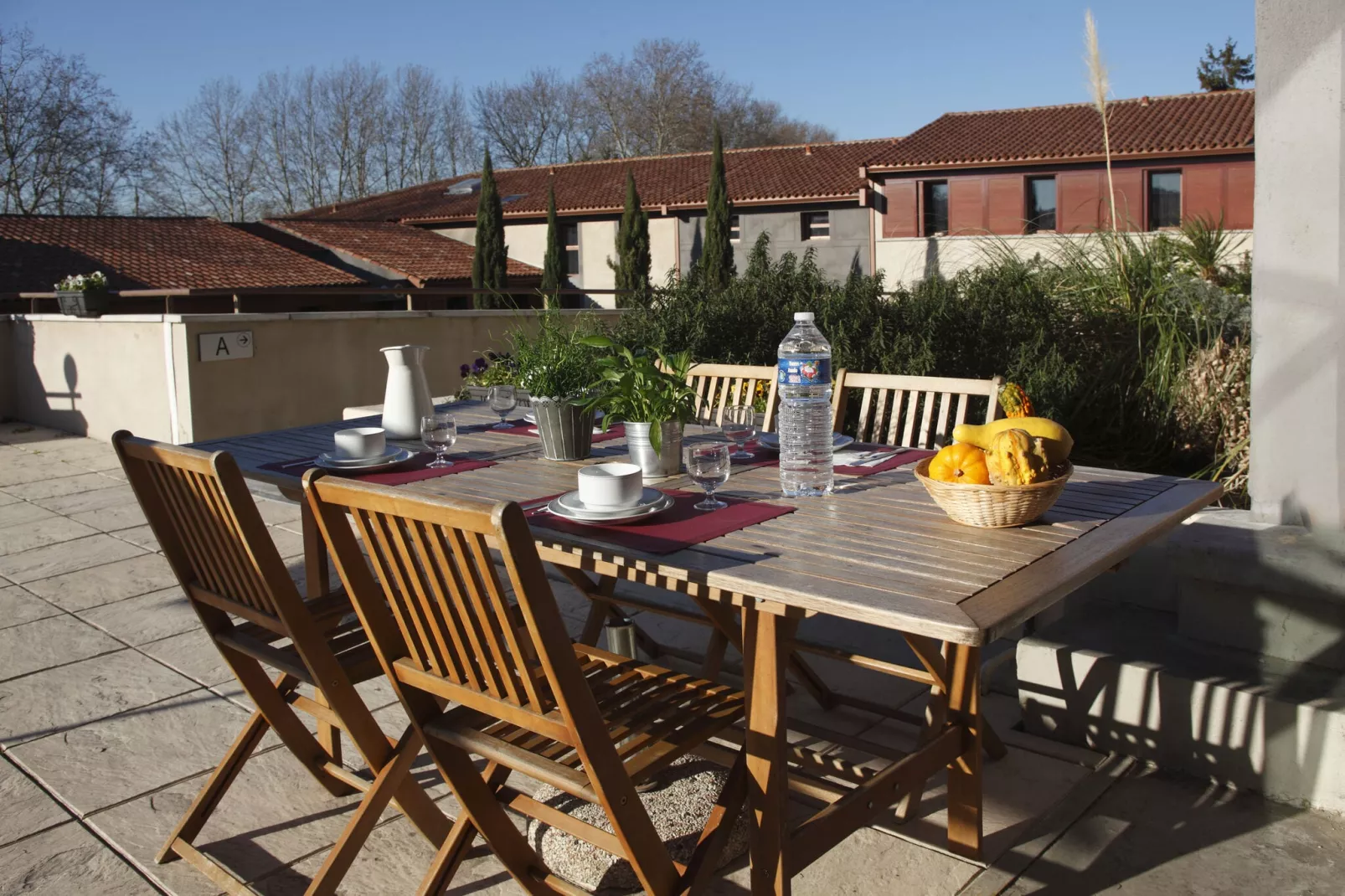 Résidence la Barbacane Carcassonne / Studio double 2 pers-Terrace balcony