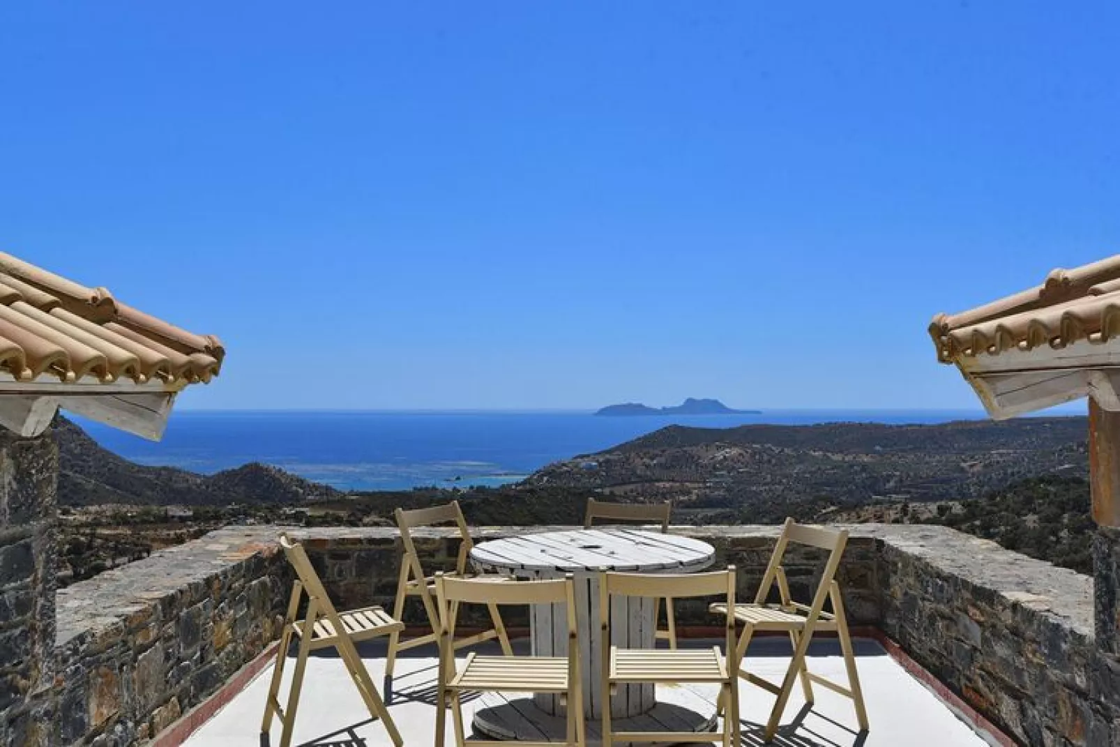 Villas Palazzo Greco Agia Galini-Complex of Villas 10 pax-Terrace