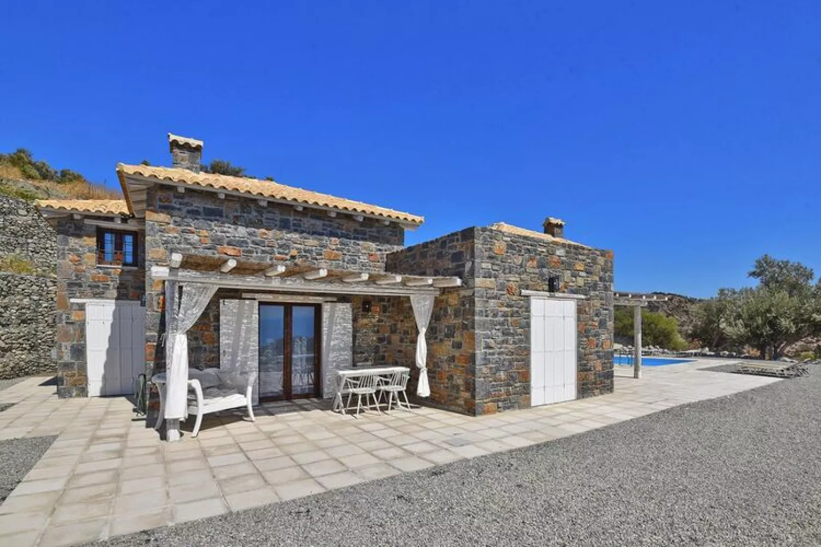 Villas Palazzo Greco Agia Galini-Complex of Villas 10 pax-Exterior summer