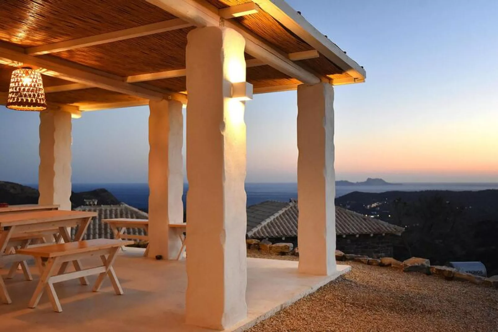 Villas Palazzo Greco Agia Galini-Complex of Villas 10 pax-Terrace