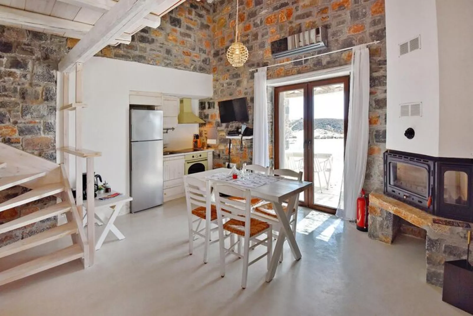 Villas Palazzo Greco Agia Galini-Complex of Villas 10 pax-Living room