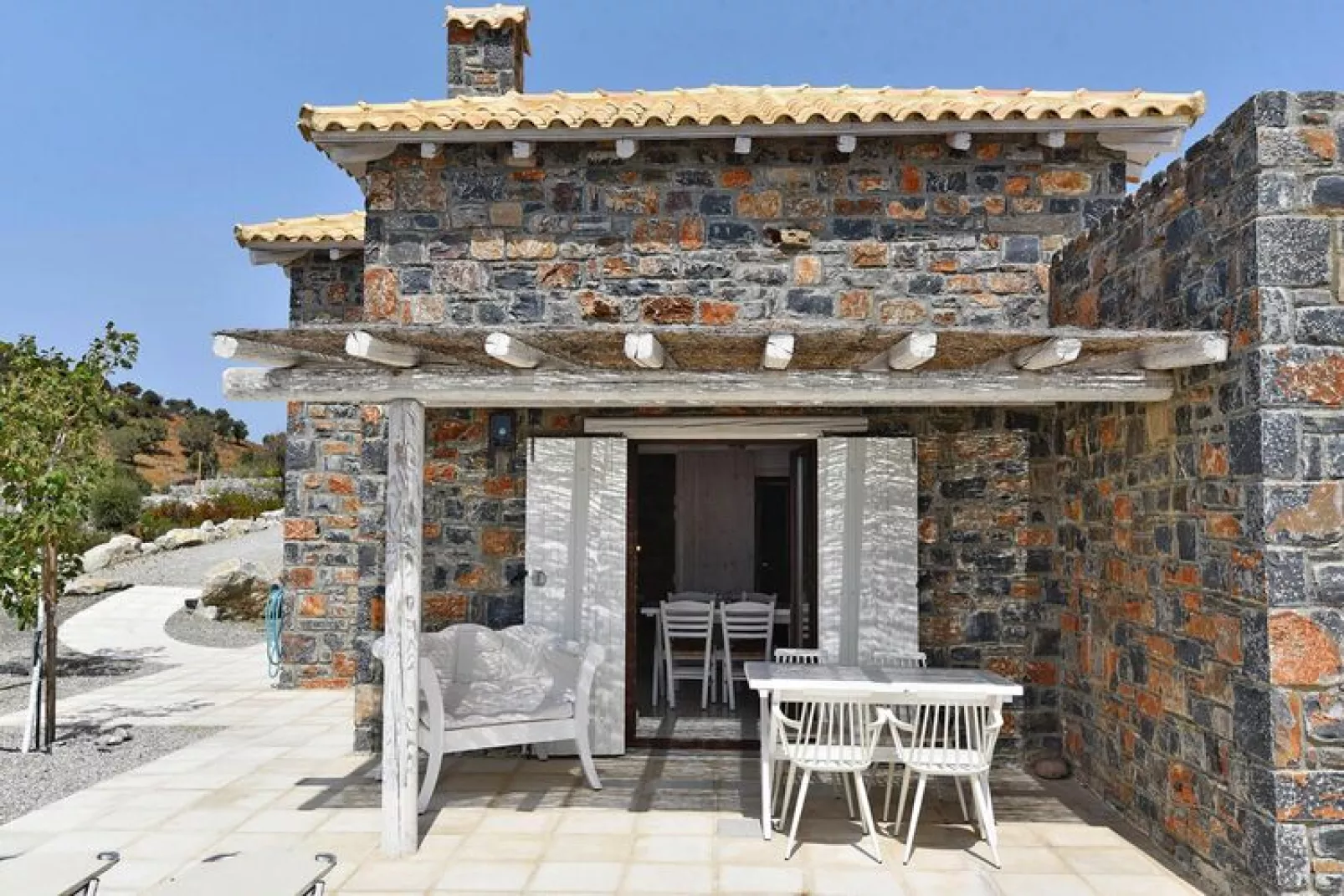 Villas Palazzo Greco Agia Galini-Complex of Villas 10 pax-Exterior summer
