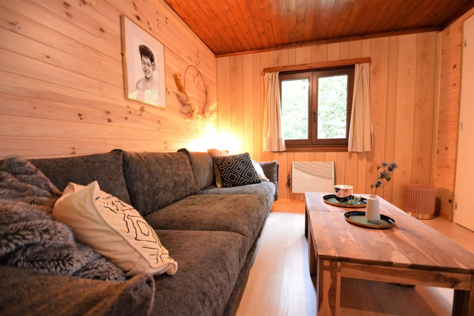 Chalet Petite Source-Living room
