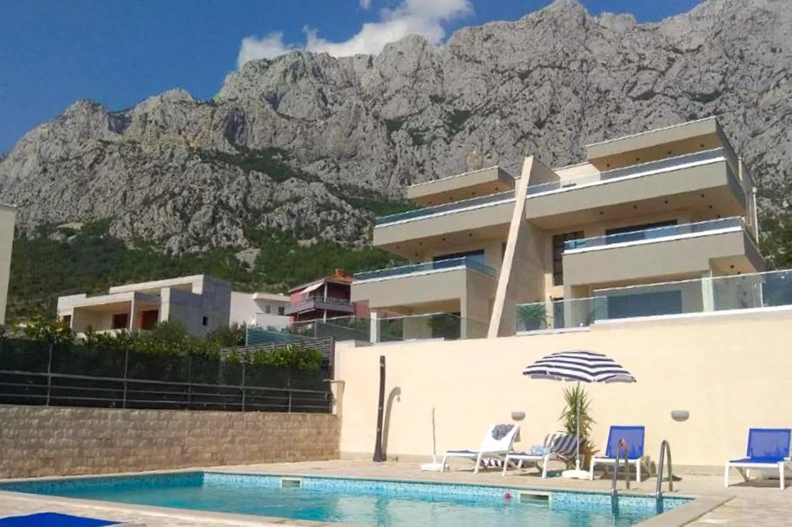 Apt Sea View Marija-Exterior summer